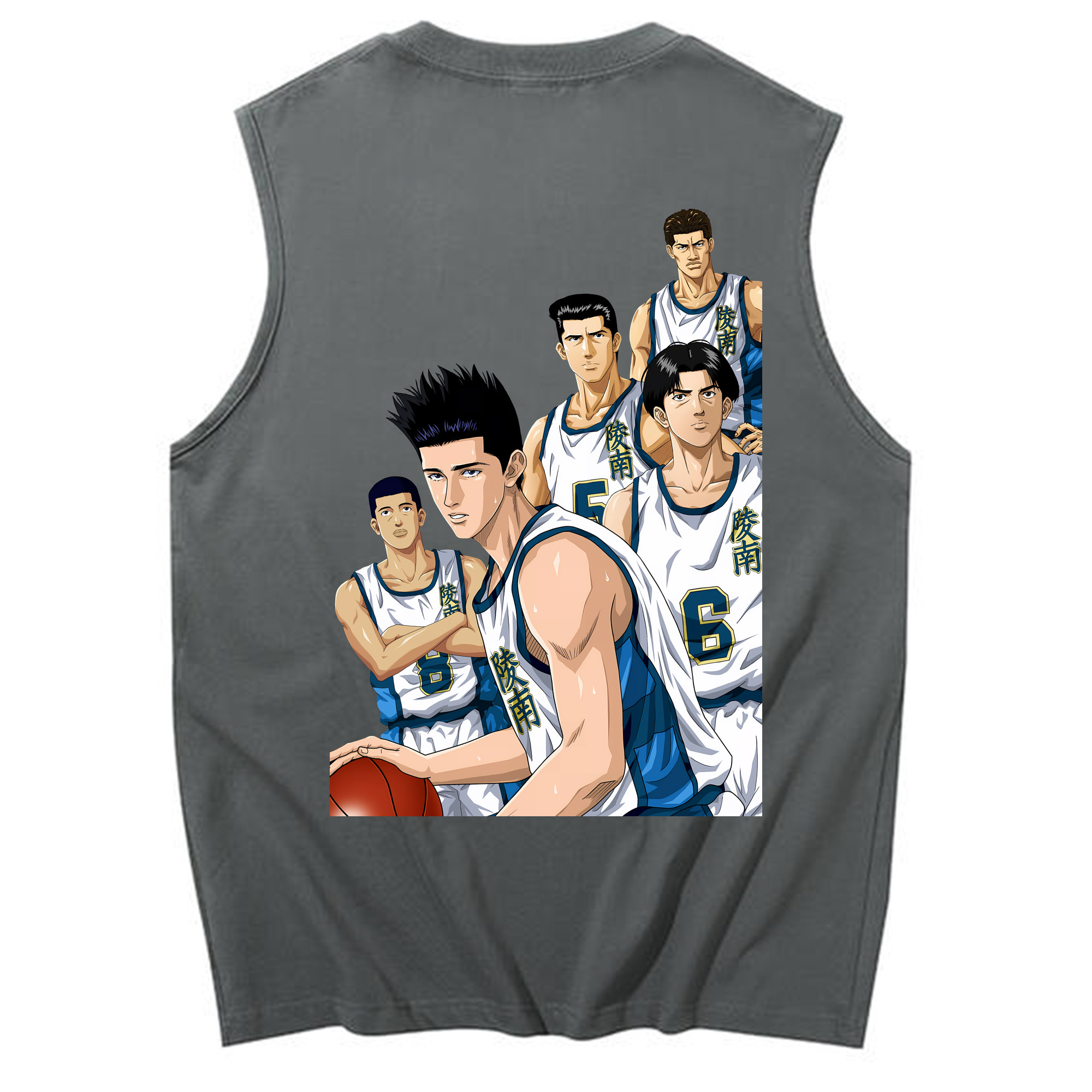 （画像用） SLAM DUNK／スラムダンク コットン100％タンクトップ（背面プリント）
